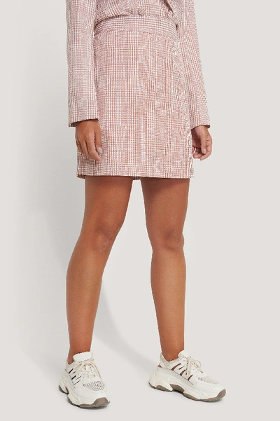Shop Na-kd Classic A-line Houndtooth Mini Skirt - Multicolor