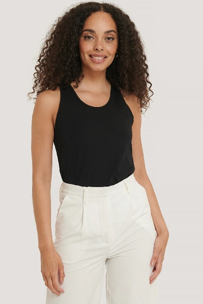 Shop Mango Basic Top - Black