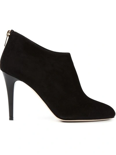 Jimmy Choo Mendez Grainy Calf Leather Ankle Boots In Black