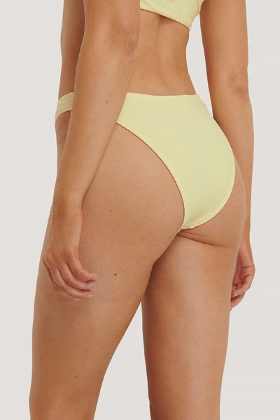 Shop Na-kd High Cut Bikini Panty Yellow