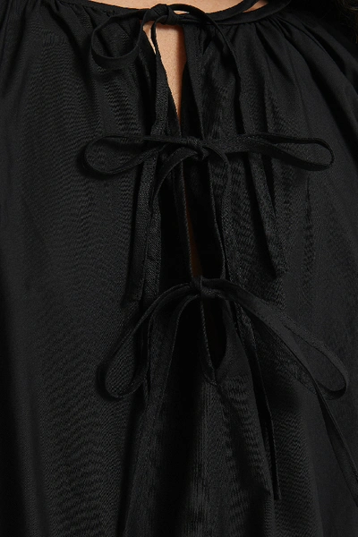 Shop Na-kd Oversized Cotton Short Dress - Black