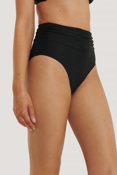Shop Na-kd Retro Maxi Highwaist Bikini Trousery Black