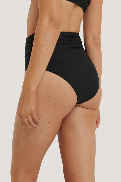 Shop Na-kd Retro Maxi Highwaist Bikini Panty Black