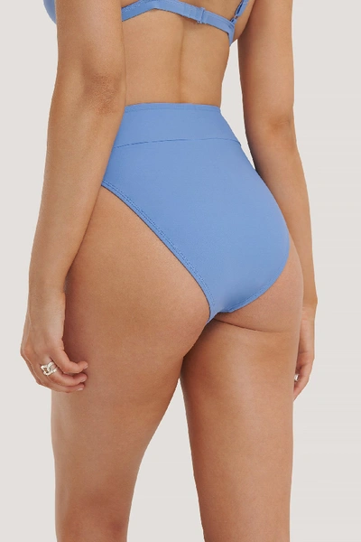 Shop Na-kd Maxi Highwaist Bikini Panty Blue