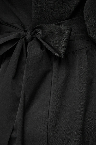 Shop Na-kd Belted Balloon Sleeve Dress - Black