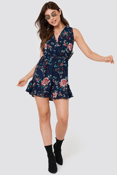 Shop Rut & Circle Fatima Playsuit Blue In Blue Combo