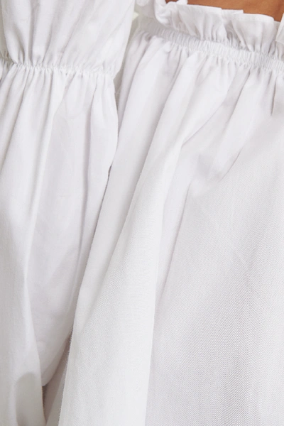Shop Na-kd Back Detail Cotton Dress - White