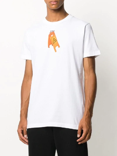Shop Off-white Pascal Skeleton Print T-shirt In White
