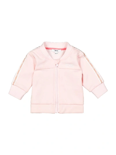 Hugo Boss Babies' Kids Sweat Jacket For Girls In Rose | ModeSens