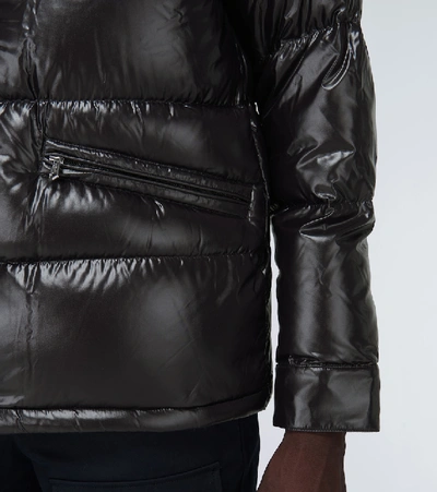 Shop Moncler Rateau Down-filled Jacket In Black