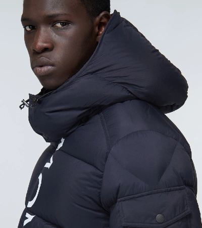 Shop Moncler Maures Down-filled Jacket In Blue