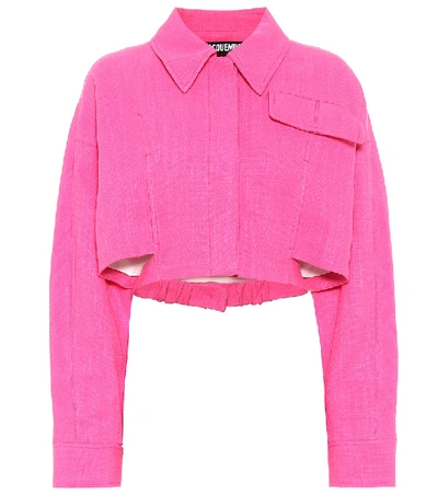 Shop Jacquemus La Veste Esterel Jacket In Pink