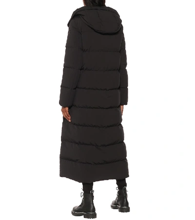 Shop Moncler Goelo Down Coat In Black