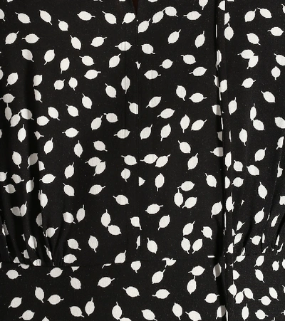 Shop Diane Von Furstenberg Campbell Printed Midi Dress In Black