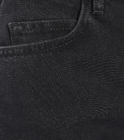 Shop Attico High-rise Flared Jeans In Black