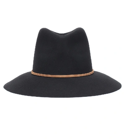 Shop Isabel Marant Kinly Wool Felt Hat In Black