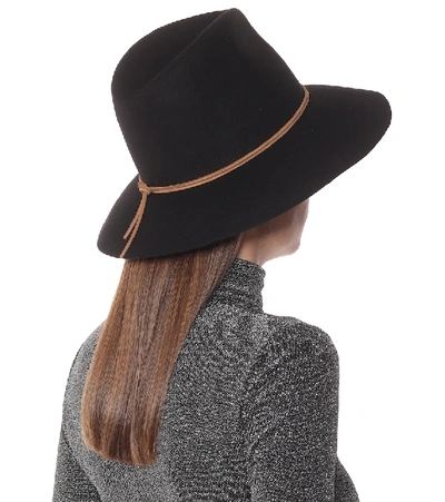 Shop Isabel Marant Kinly Wool Felt Hat In Black
