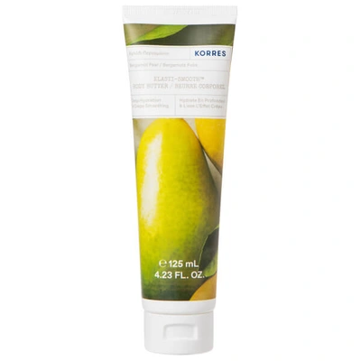 Shop Korres Elasti-smooth Bergamot Pear Body Butter 125ml