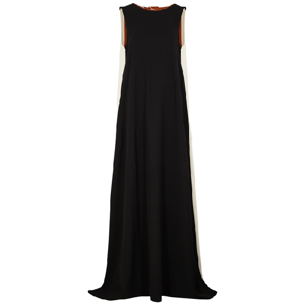black colour maxi dress