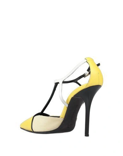 Shop Diego Dolcini Pumps In Yellow