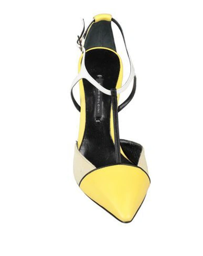 Shop Diego Dolcini Pumps In Yellow