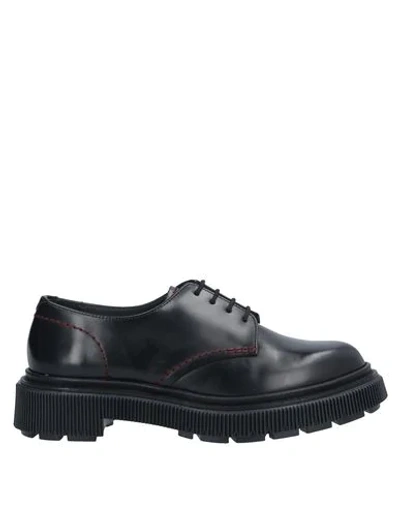 Shop Adieu Lace-up Shoes In Black