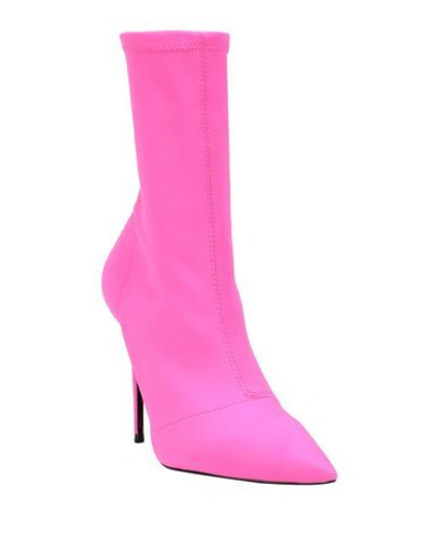 Shop Naked Wolfe Ankle Boot In Fuchsia