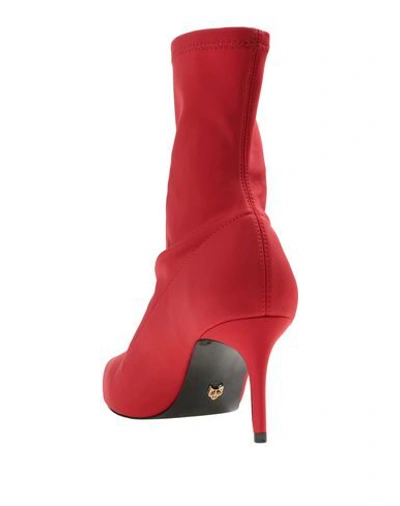 Shop Naked Wolfe Ankle Boots In Red
