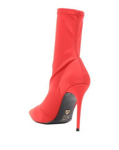 Shop Naked Wolfe Ankle Boots In Red