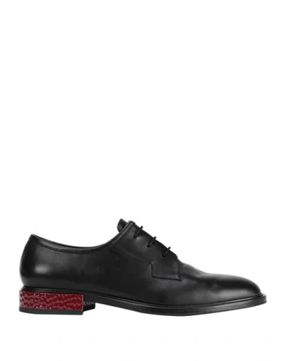 Shop Alberto Gozzi Laced Shoes In Black