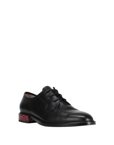 Shop Alberto Gozzi Laced Shoes In Black