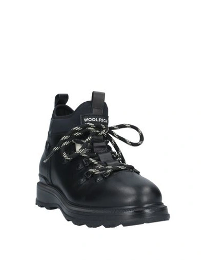 Shop Woolrich Ankle Boots In Black