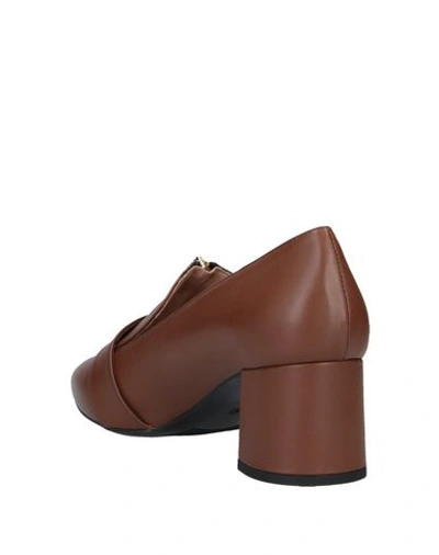 Shop Noa Loafers In Tan