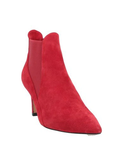 Shop Pura López Ankle Boot In Red