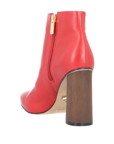 Shop Carrano Ankle Boots In Red