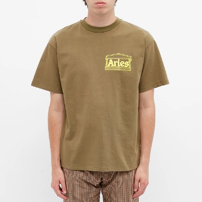 Shop Aries Temple Tee In Green
