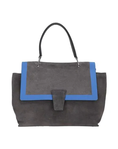 Shop Gianni Chiarini Handbags In Steel Grey