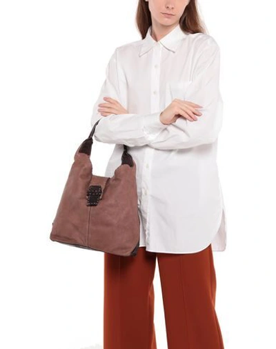 Shop Caterina Lucchi Handbag In Light Brown