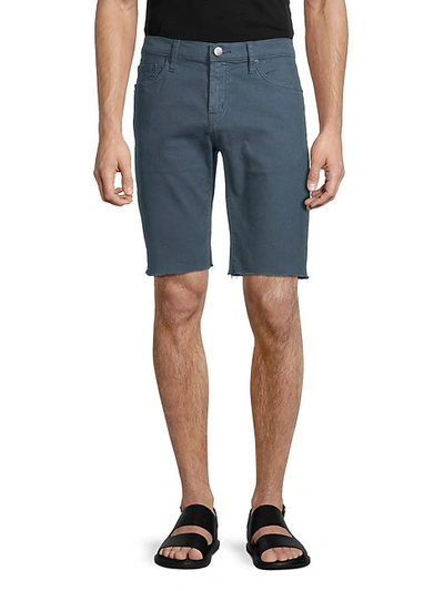Shop J Brand Eli Cut-off Denim Shorts In Tilite Grey