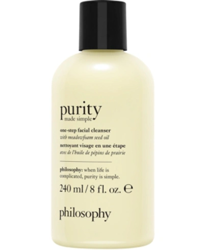 Shop Philosophy Purity Made Simple One-step Facial Cleanser, 8 Oz. In No Color