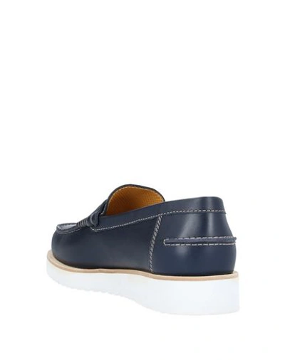 Shop A.testoni Loafers In Dark Blue