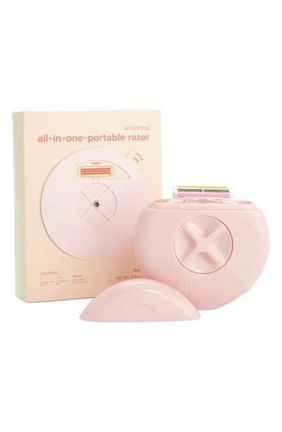 Alleyoop All-in-one Portable Razor In Dusty Pink