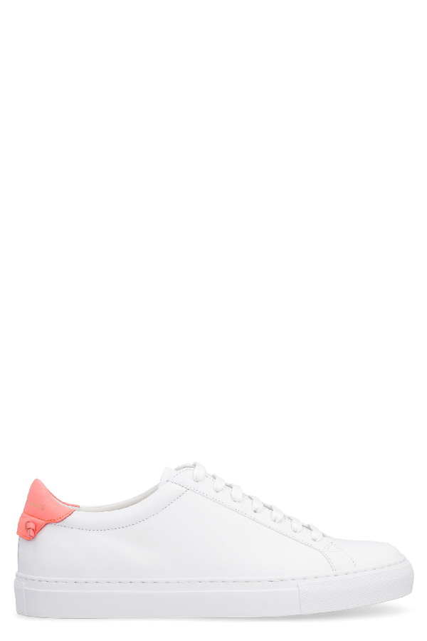 givenchy white & pink urban knots sneakers