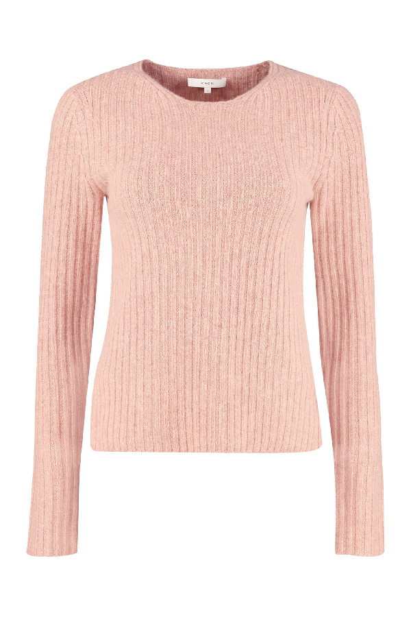 Vince Wool And Cashmere Blend Sweater In Pink | ModeSens