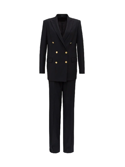 Shop Tagliatore Jamine Suit In Black