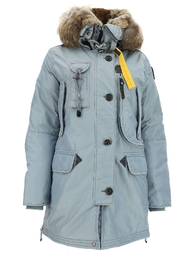 Shop Parajumpers Kodiak Parka Coat In Glacier/blue