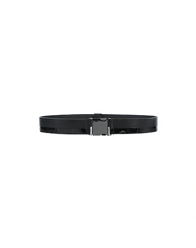 Shop Sportmax Code Leather Belt In Black