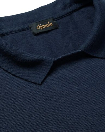 Shop Chimala Polo Shirt In Dark Blue