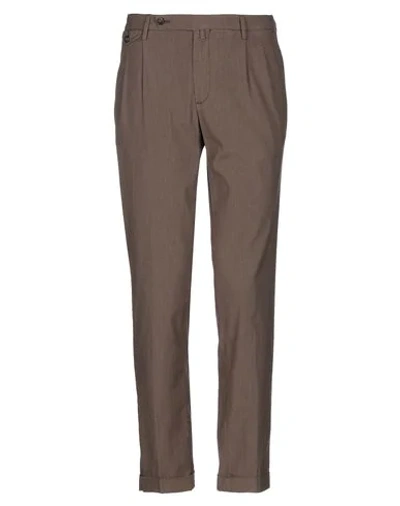 Shop Briglia 1949 Man Pants Khaki Size 40 Polyester, Cotton, Viscose, Elastane In Beige