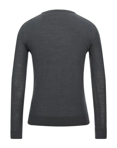 Shop Trussardi Sweaters In Steel Grey